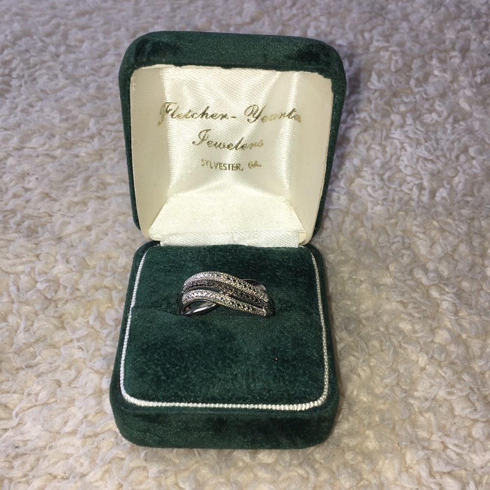 Sterling silver ring.